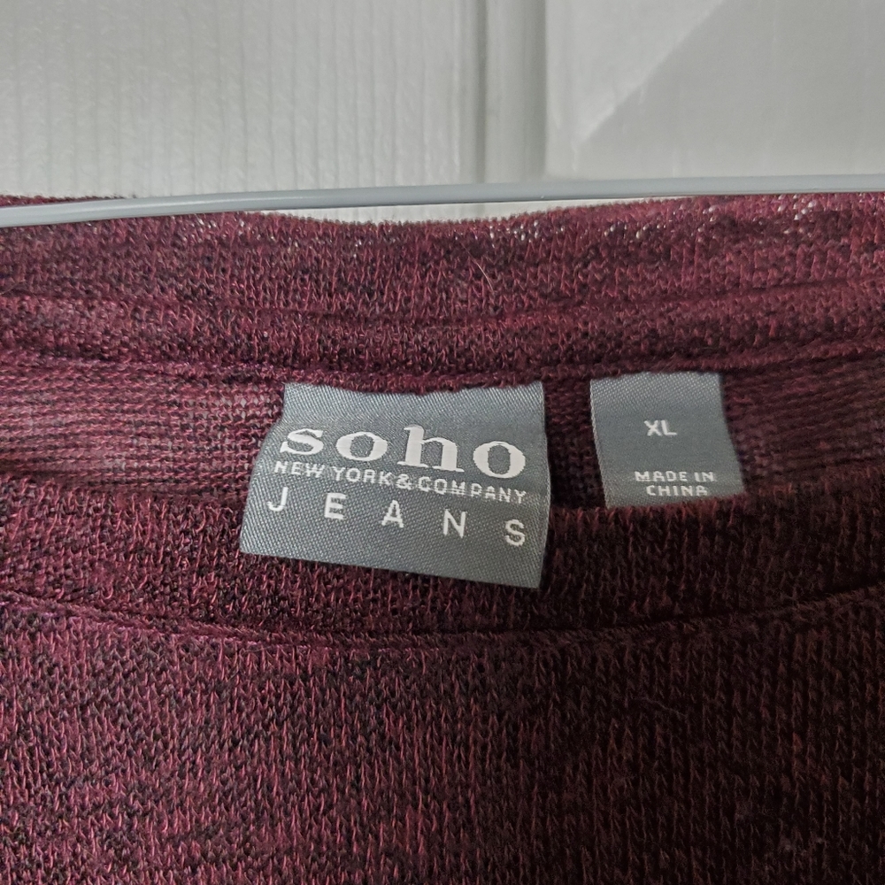 Soho Jeans XL Long Sleeve Shirt - Picture 2 of 5